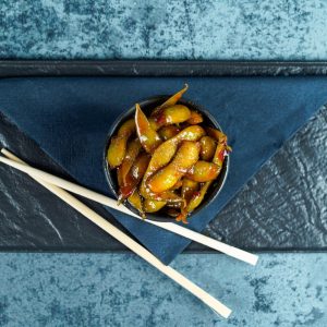 Spicy edamame
