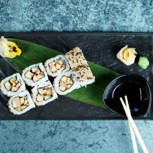 Teriyaki chicken roll